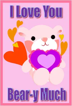 Bear Valentines Card valentine