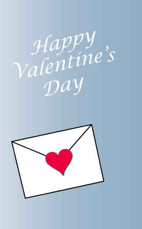 Envelope and Heart valentine