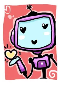 Robot Girl valentine