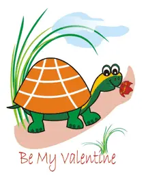 Turtles valentine
