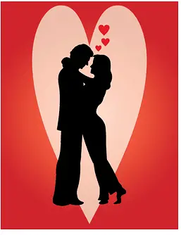 Couple valentine
